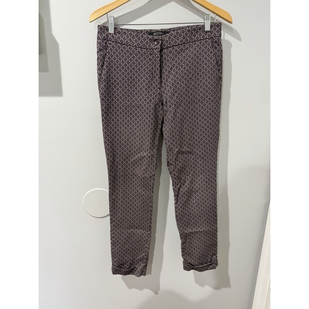 Etro Women's Cigarette Pants Geometric Trousers size IT 42 Made In Italy M
